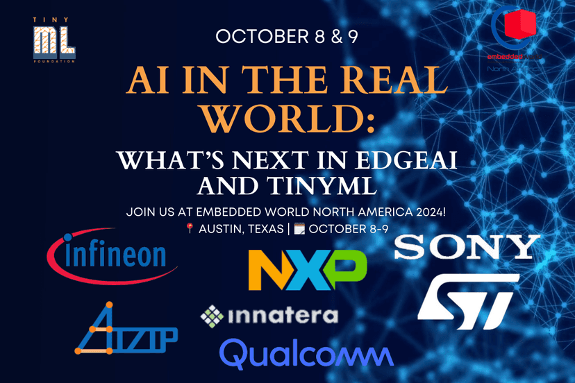 AI IN THE REAL WORLD – Join us at Embedded World North America and the IoT Stars Party October 8th!