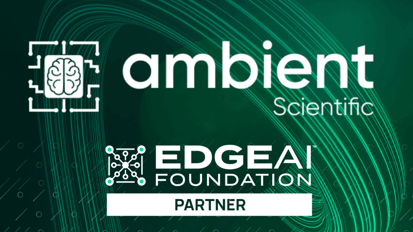 New Strategic Partner: Welcome ambient Scientific to the EDGE AI FOUNDATION