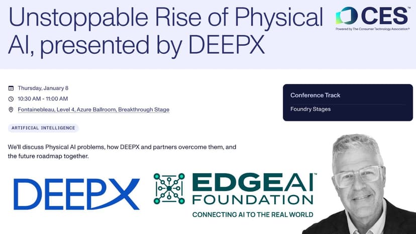 Unstoppable Rise of Physical AI – Pete Bernard with DEEPX at CES